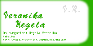 veronika megela business card